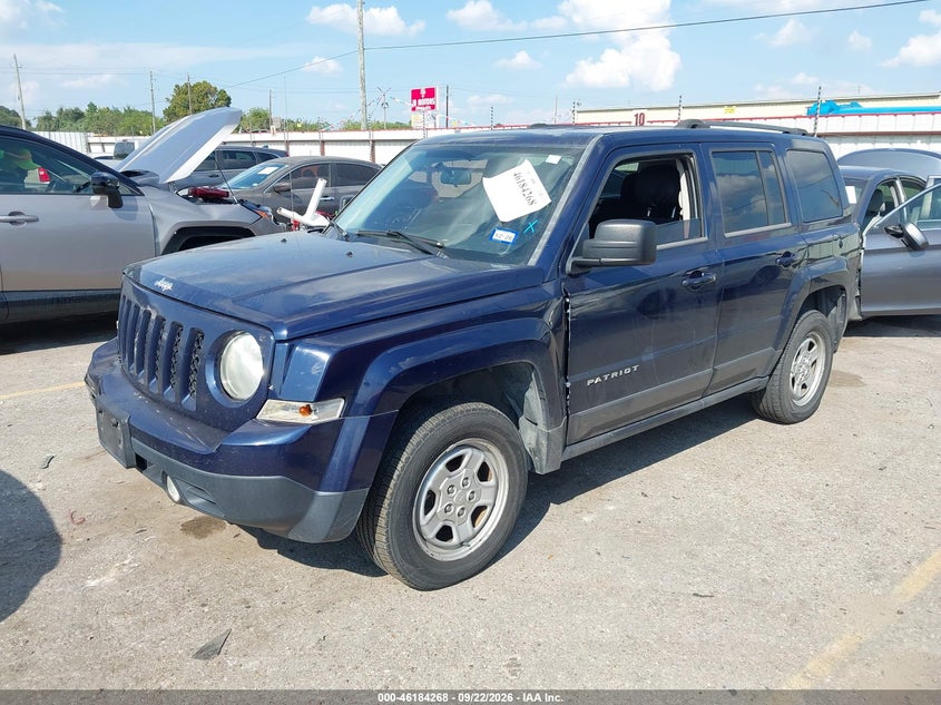 Vin: 1c4njrbb8ed595461, lot: 46684128, jeep patriot sport 20142