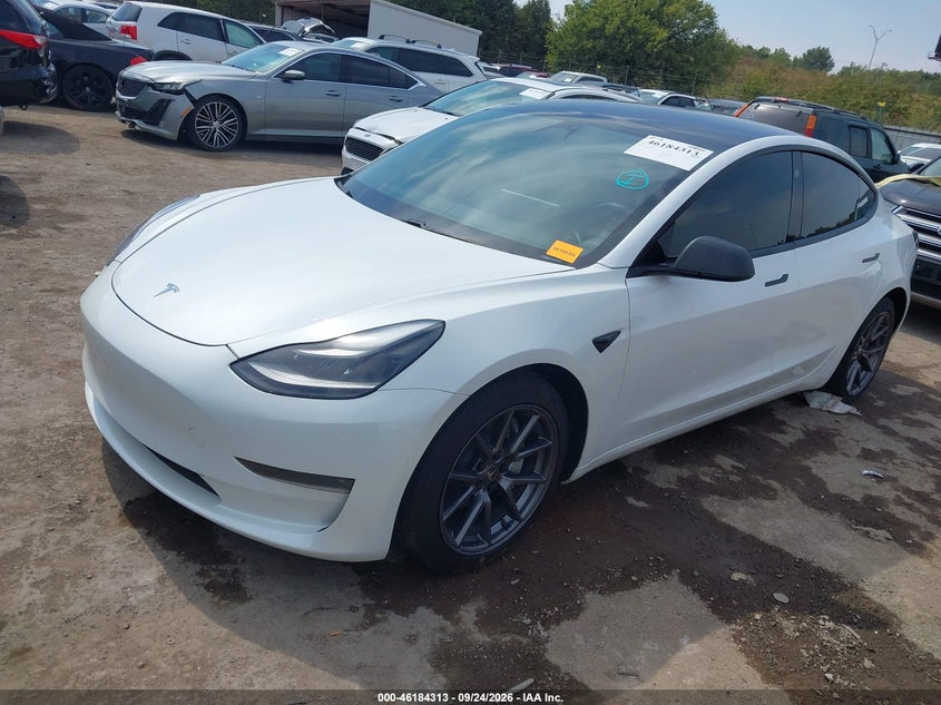 Vin: 5yj3e1eb5mf979424, lot: 46684173, tesla model 3 long range dual motor all-wheel drive 20212