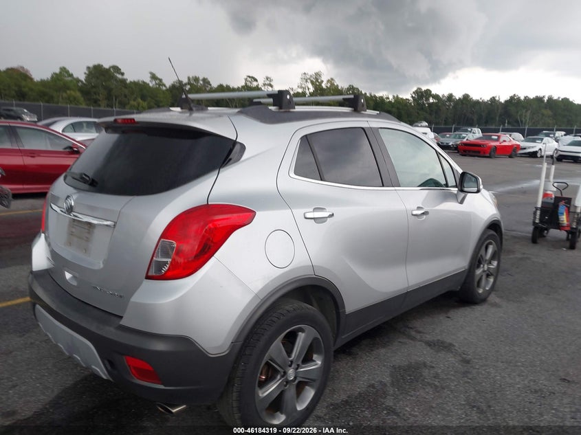 Vin: kl4cjcsb0eb707938, lot: 46684178, buick encore leather 20144