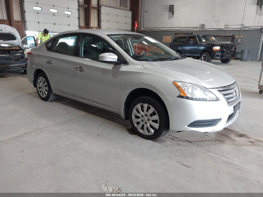 Vin: 3n1ab7ap8ey313428, lot: 46684180, nissan sentra sv 2014 img_1
