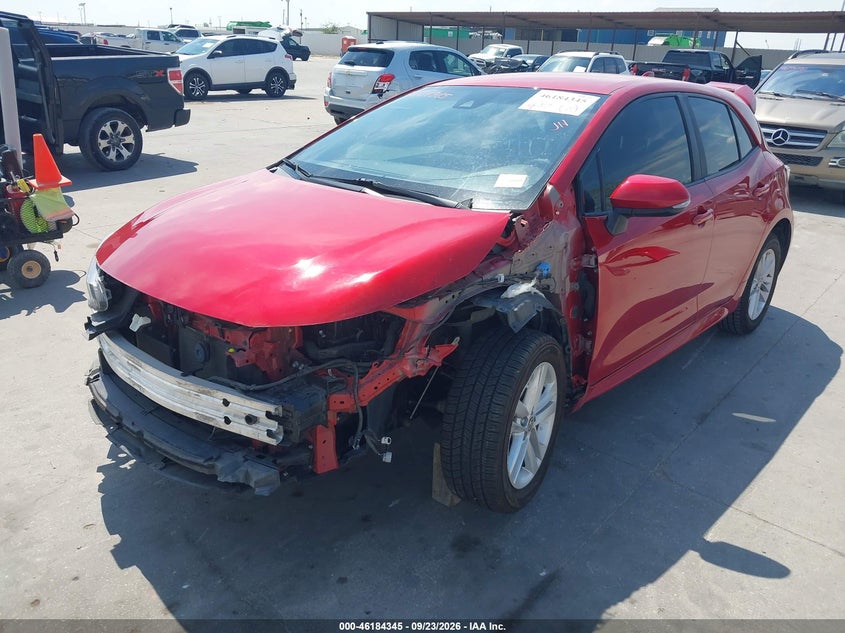 Vin: jtnd4mbe3m3141067, lot: 46684205, toyota corolla se 20212