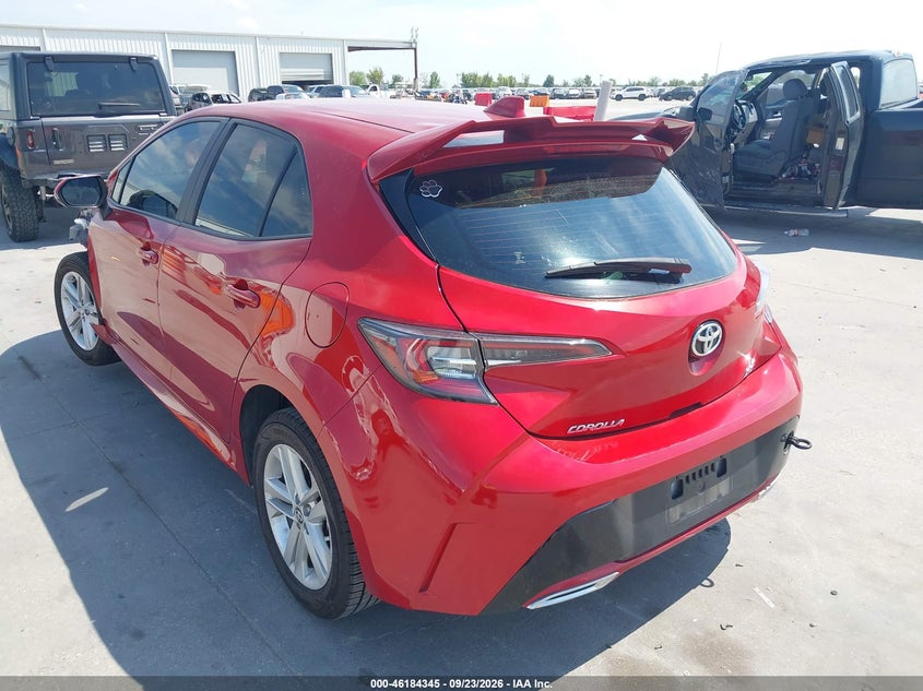 Vin: jtnd4mbe3m3141067, lot: 46684205, toyota corolla se 20213
