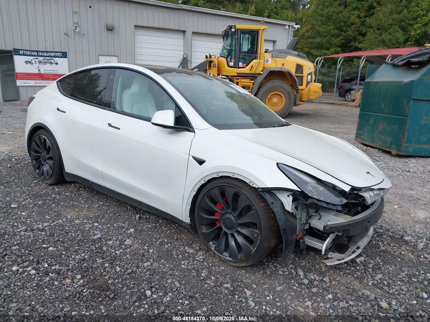 Vin: 7saygdef5pf751970, lot: 46684230, tesla model y performance dual motor all-wheel drive 2023 img_1