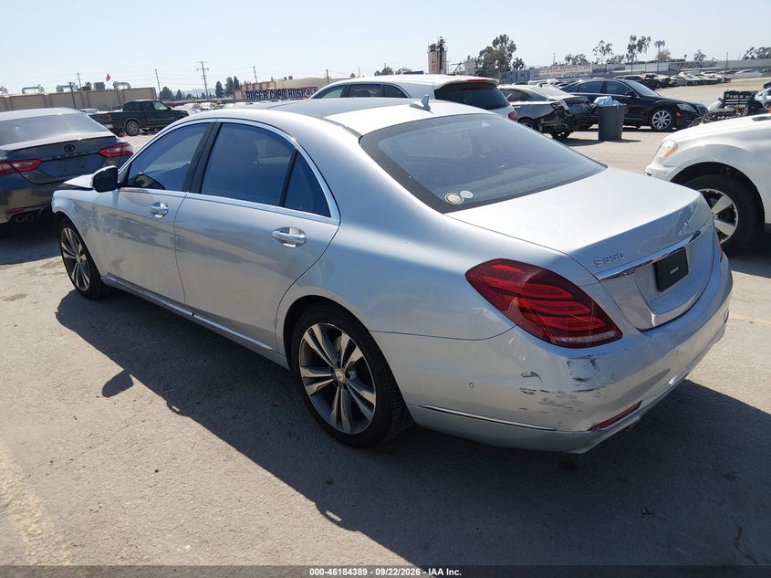 Vin: wddug8cb8fa196612, lot: 46684249, mercedes-benz s 550 20153