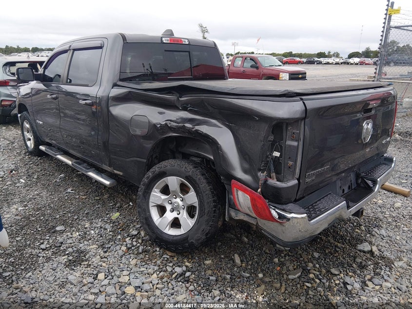 Vin: 1c6srfmt7kn662953, lot: 46684277, ram 1500 big horn/lone star  4x4 6'4 box 20193