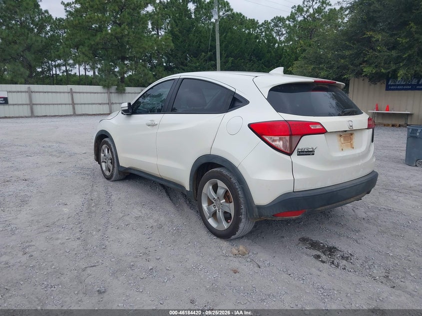 Vin: 3czru5h51gm729909, lot: 46684280, honda hr-v ex 20163