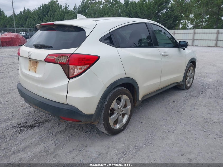 Vin: 3czru5h51gm729909, lot: 46684280, honda hr-v ex 20164