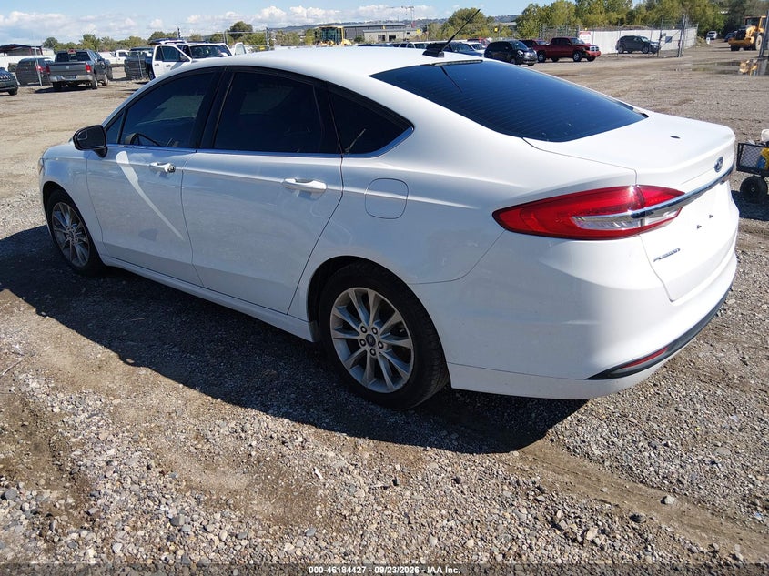 Vin: 3fa6p0h73hr296706, lot: 46684287, ford fusion se 20173