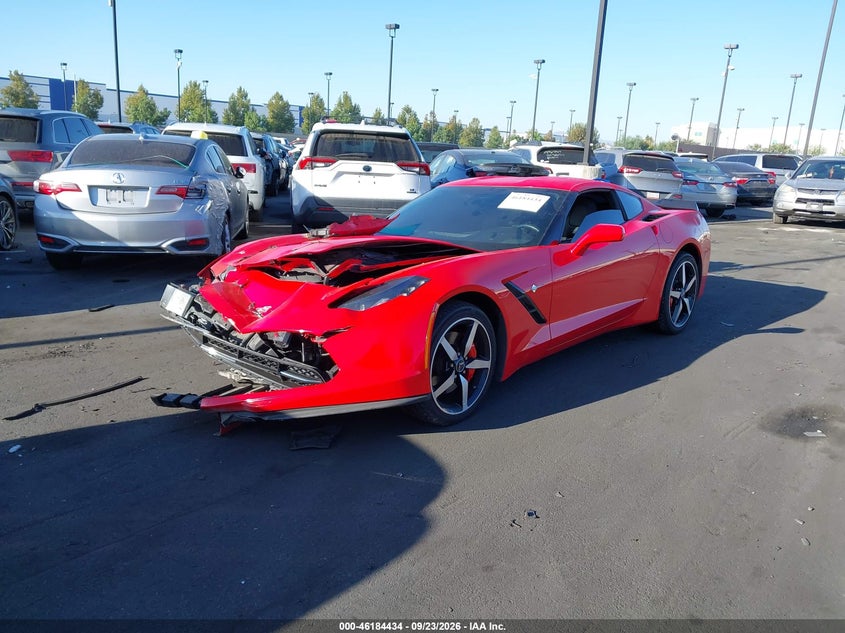 Vin: 1g1yb2d73k5120826, lot: 46684293, chevrolet corvette stingray 20192