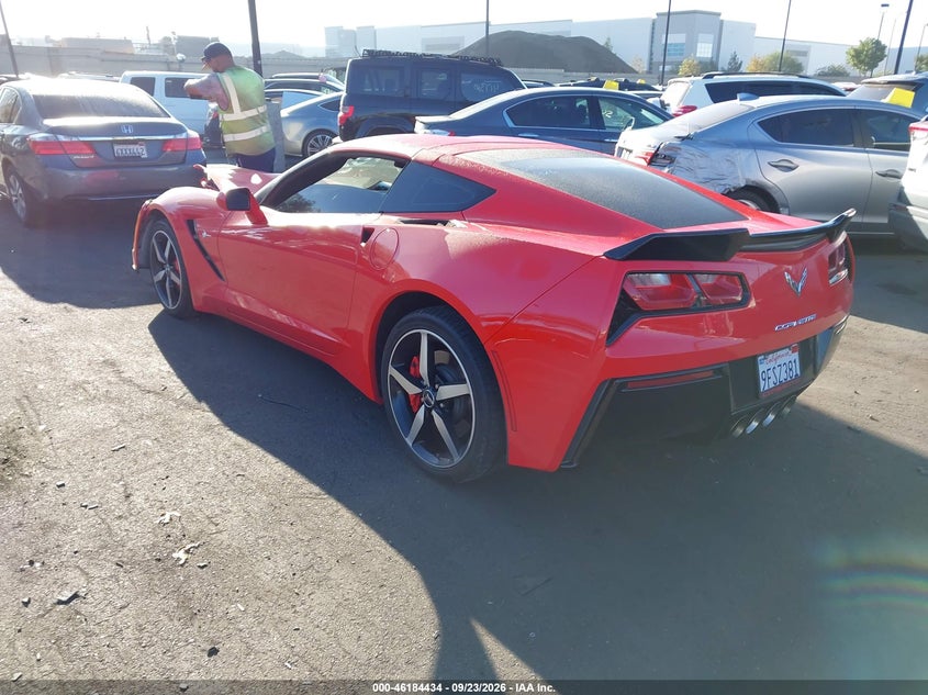 Vin: 1g1yb2d73k5120826, lot: 46684293, chevrolet corvette stingray 20193