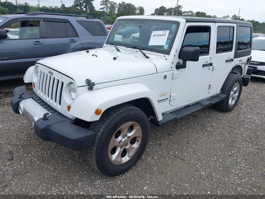 2013 Jeep Wrangler, Left Rear, IAAI, VIN 1C4BJWEG5DL600905 — photo 2
