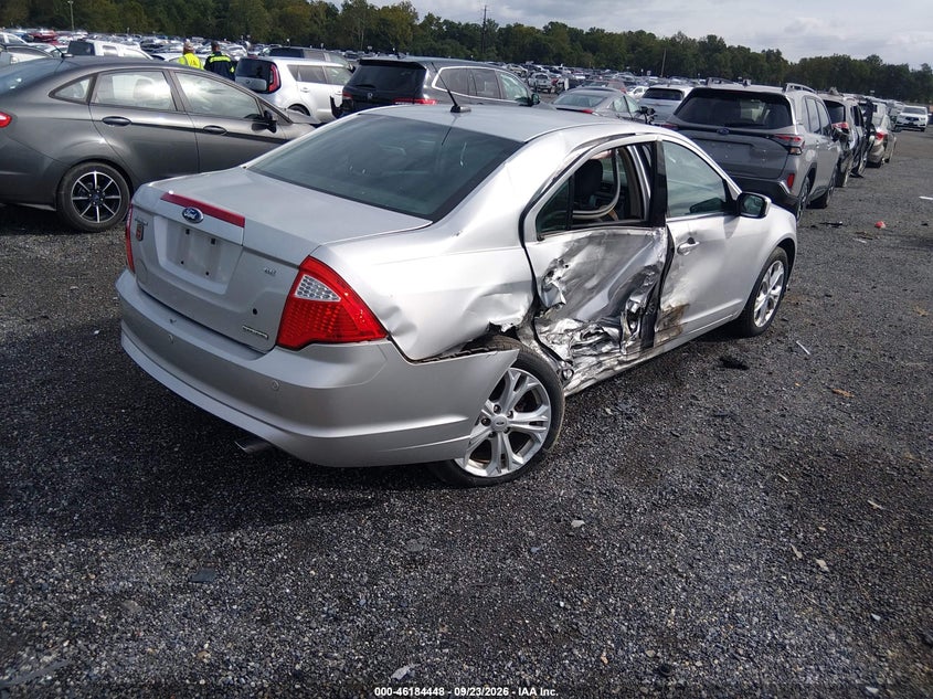 Vin: 3fahp0hg7cr325691, lot: 46684308, ford fusion se 20124