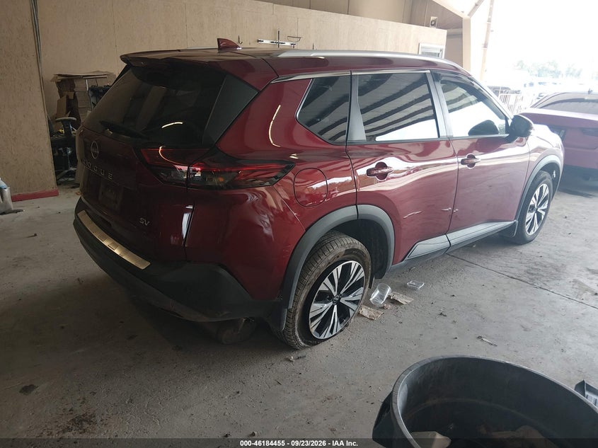 Vin: 5n1bt3ba6nc721836, lot: 46684315, nissan rogue sv fwd 20224