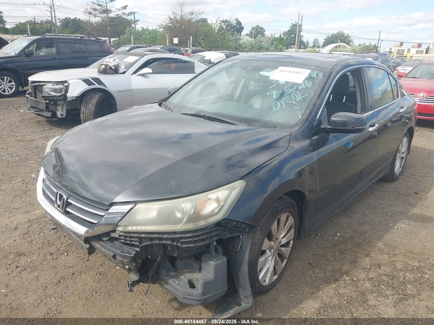 Vin: 1hgcr2f87ea302187, lot: 46684327, honda accord ex-l 20142