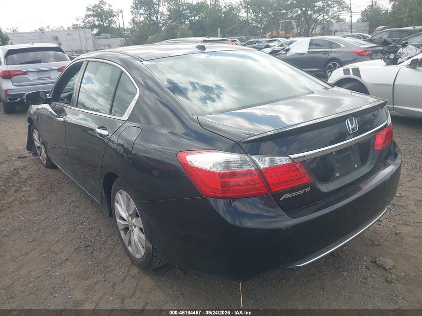 Vin: 1hgcr2f87ea302187, lot: 46684327, honda accord ex-l 20143