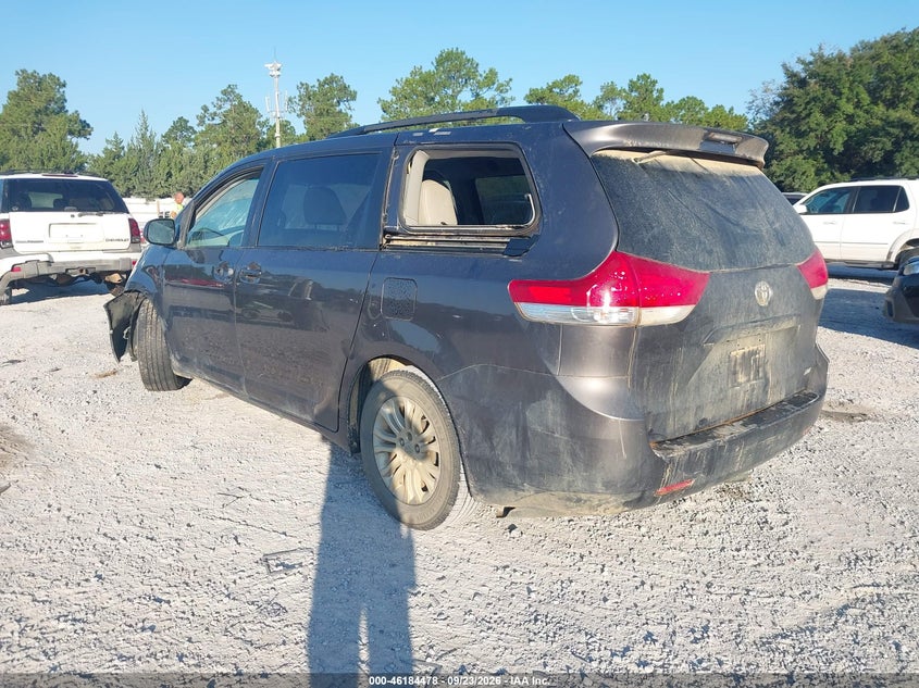 Vin: 5tdyk3dc6es439582, lot: 46684338, toyota sienna xle v6 8 passenger 20143