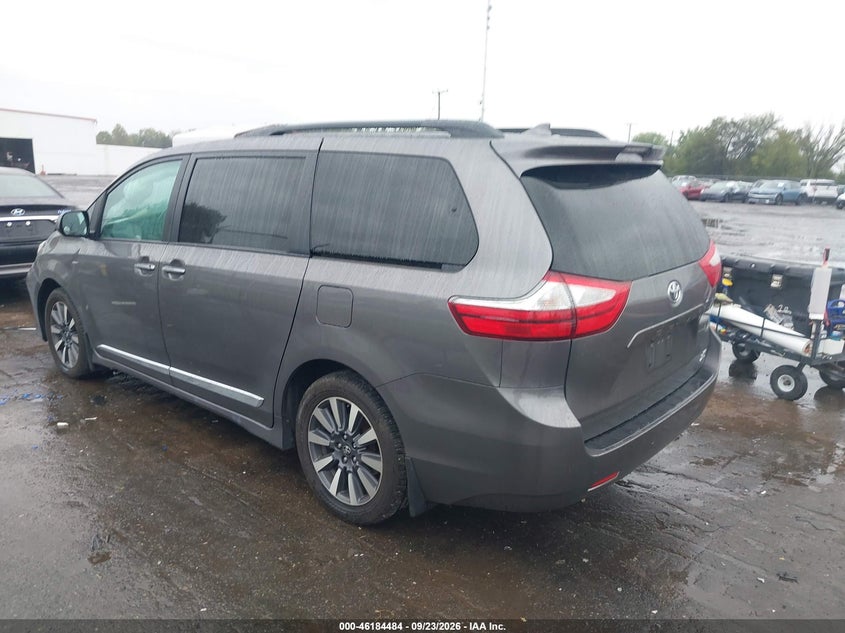 Vin: 5tddz3dc7js208789, lot: 46684344, toyota sienna xle premium 7 passenger 20183