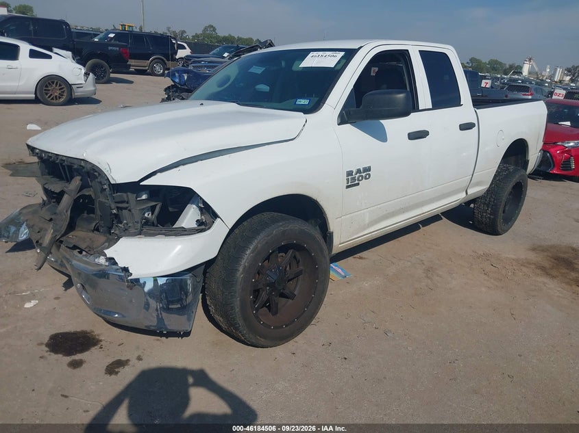 Vin: 1c6rr6fg0ks699939, lot: 46684366, ram 1500 classic tradesman  4x2 6'4 box 20192