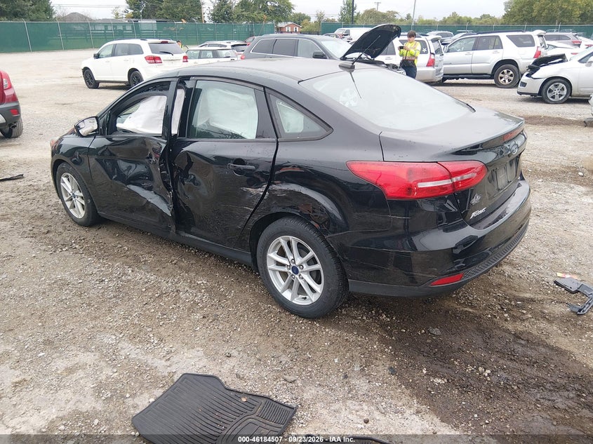Vin: 1fadp3f21jl235343, lot: 46684368, ford focus se 20183