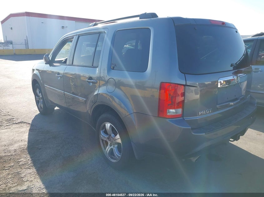 Vin: 5fnyf4h53db076568, lot: 46684387, honda pilot ex-l 20133