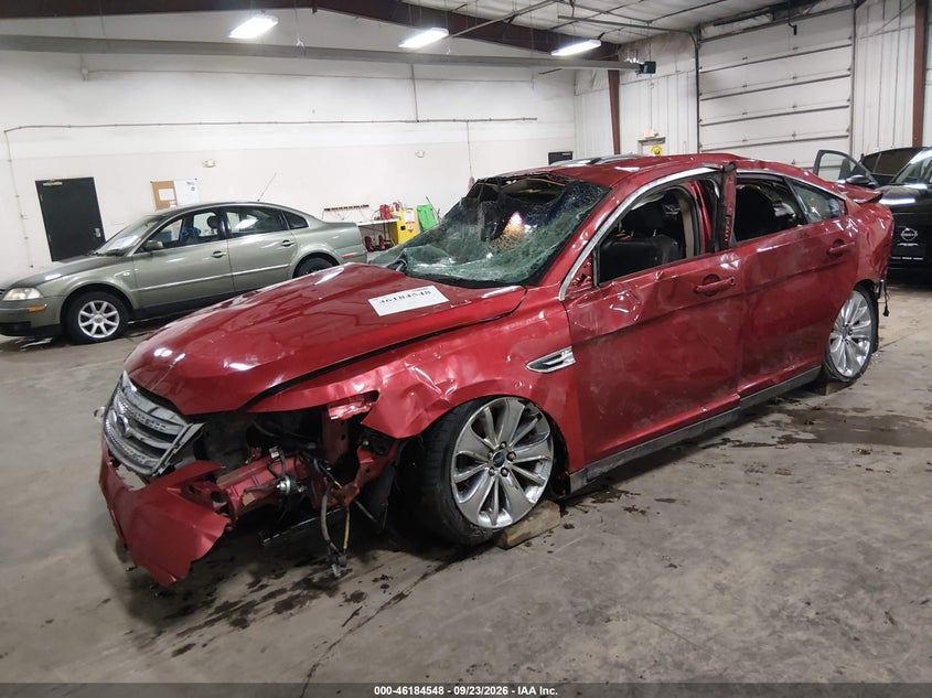 Vin: 1fahp2jw6ag168673, lot: 46684408, ford taurus limited 20102
