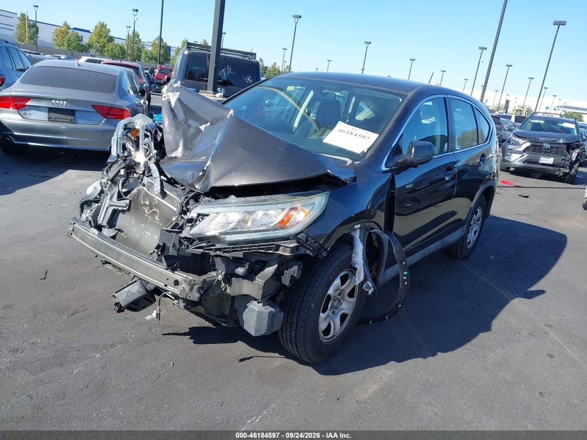 Vin: 2hkrm3h30fh507925, lot: 46684457, honda cr-v lx 20152