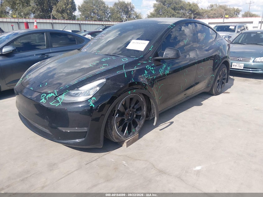 Vin: 7saygdee2pa057905, lot: 46684459, tesla model y awd/long range dual motor all-wheel drive 20232