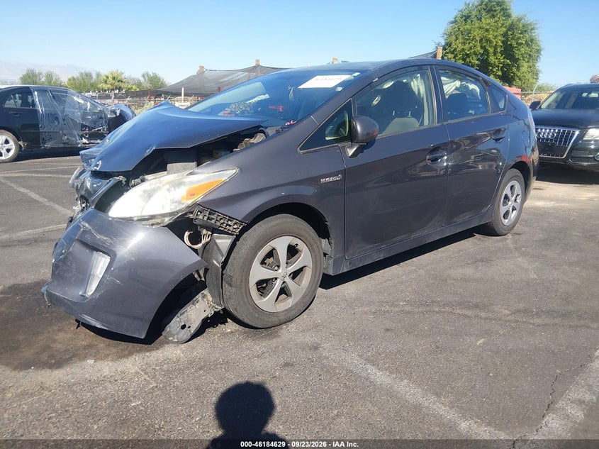 Vin: jtdkn3du2c5521639, lot: 46684489, toyota prius two 20122