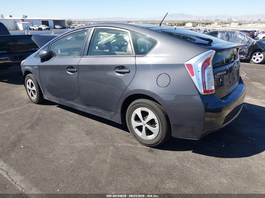 Vin: jtdkn3du2c5521639, lot: 46684489, toyota prius two 20123