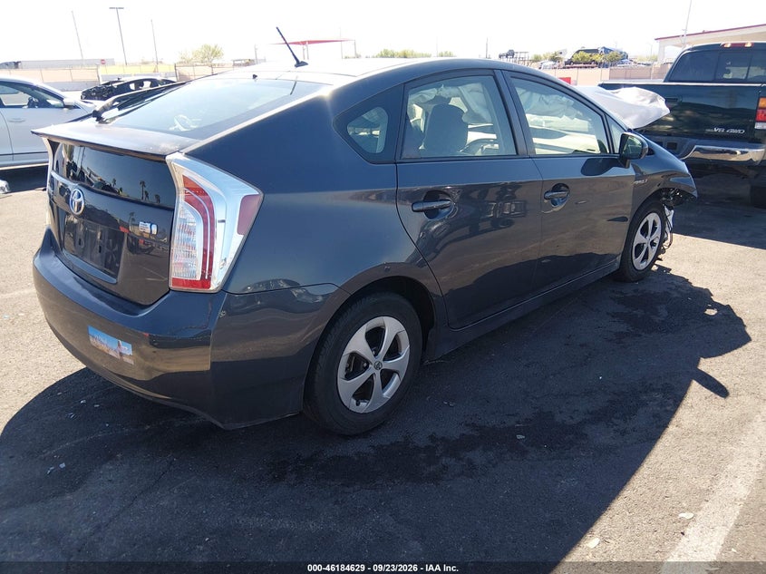 Vin: jtdkn3du2c5521639, lot: 46684489, toyota prius two 20124