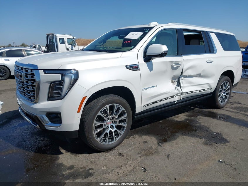 Vin: 1gks2jrl1sr340007, lot: 46684492, gmc yukon xl 4wd denali 20252