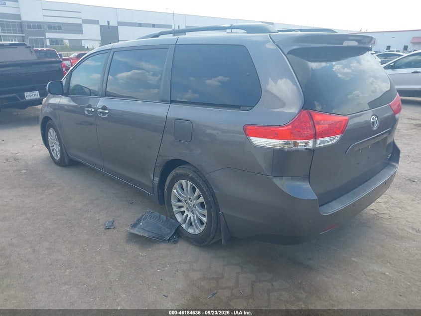 Vin: 5tdyk3dc2es423573, lot: 46684496, toyota sienna xle v6 8 passenger 20143