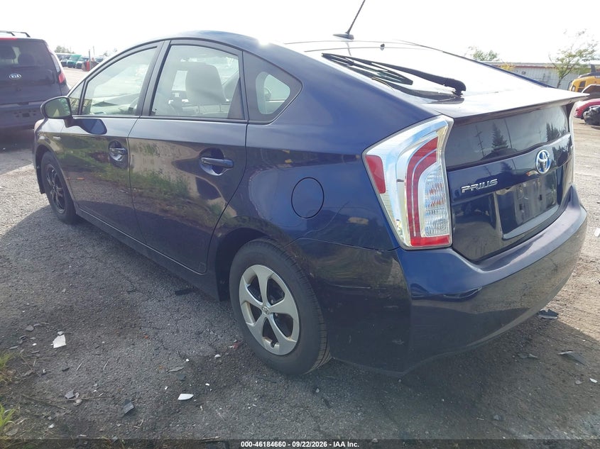Vin: jtdkn3du2f0435815, lot: 46684520, toyota prius three 20153