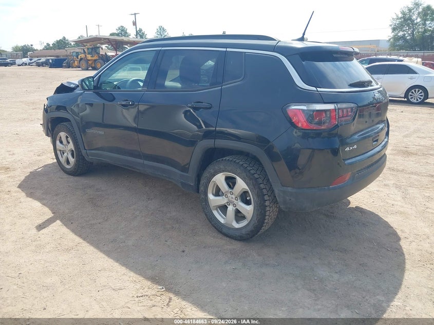 Vin: 3c4njdbb9kt647513, lot: 46684523, jeep compass latitude 4x4 20193