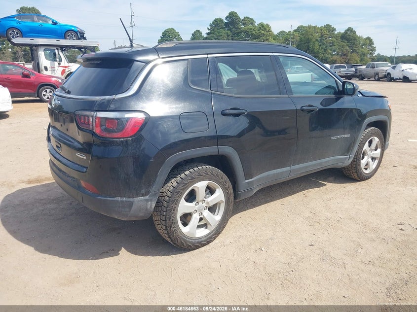 Vin: 3c4njdbb9kt647513, lot: 46684523, jeep compass latitude 4x4 20194