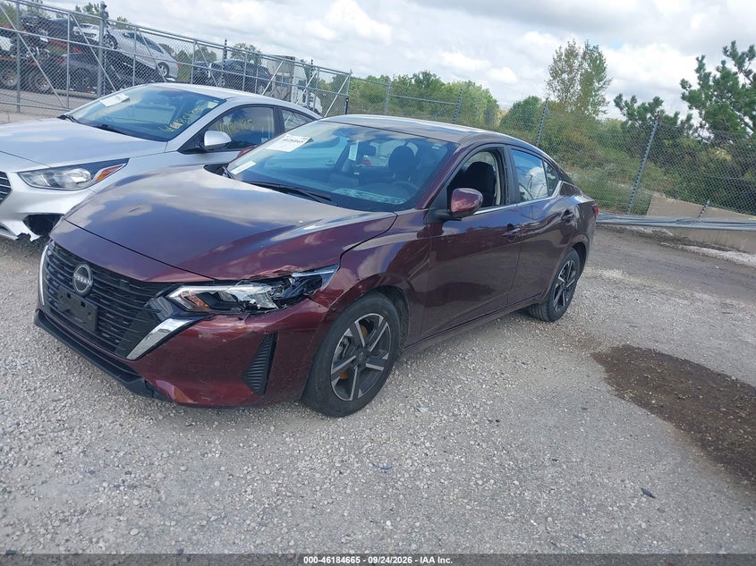 Vin: 3n1ab8cv0sy227897, lot: 46684525, nissan sentra sv 20252