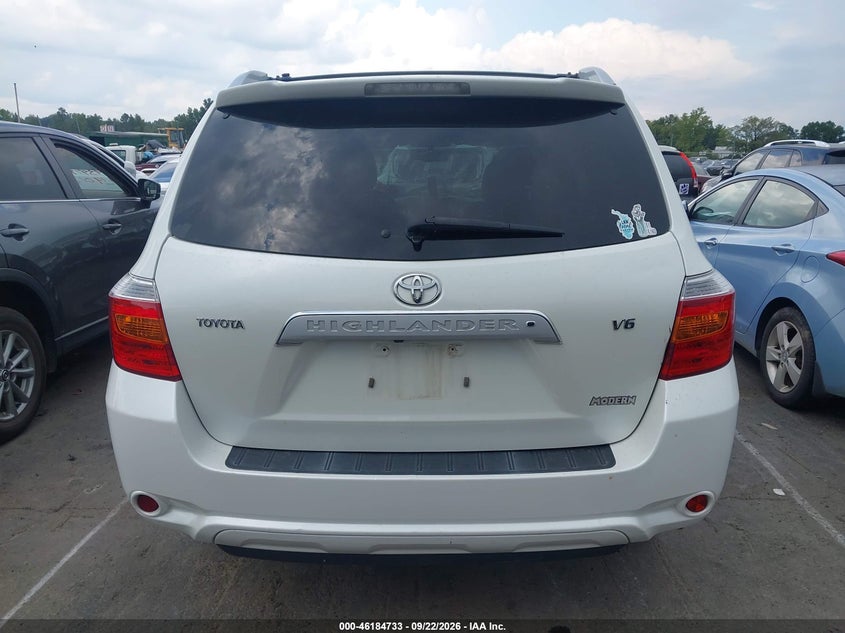 TOYOTA HIGHLANDER 2008 VIN JTEDS42A382058866