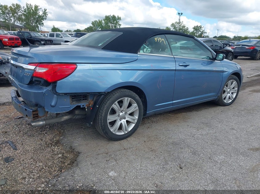 Vin: 1c3bc2eg8bn620350, lot: 46684599, chrysler 200 touring 20114