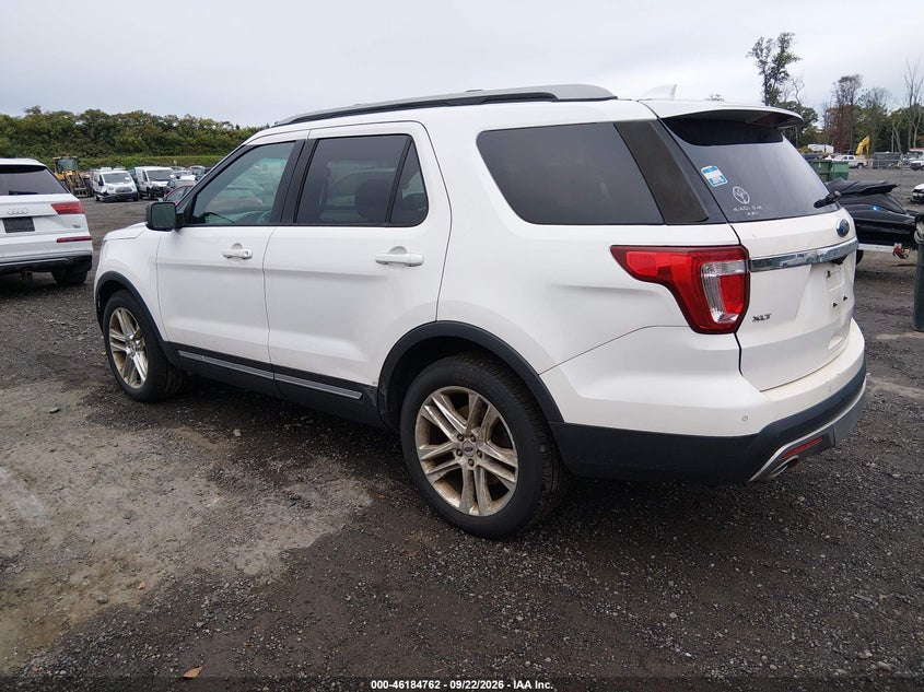 Vin: 1fm5k8d84hgb18713, lot: 46684622, ford explorer xlt 20173