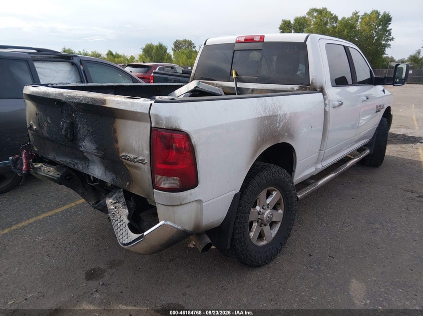 Vin: 3c6ur5dl2fg501072, lot: 46684628, ram 2500 big horn 20154