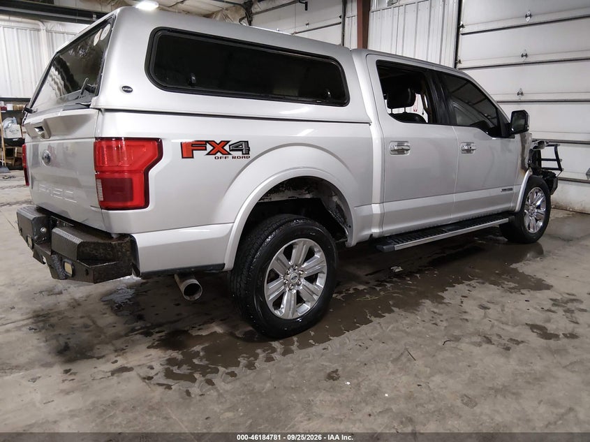 Vin: 1ftfw1e1xkfc33271, lot: 46684641, ford f-150 lariat 20194