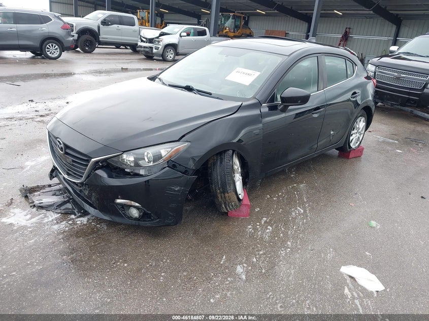 Vin: 3mzbm1m72fm215392, lot: 46684667, mazda mazda3 i grand touring 20152