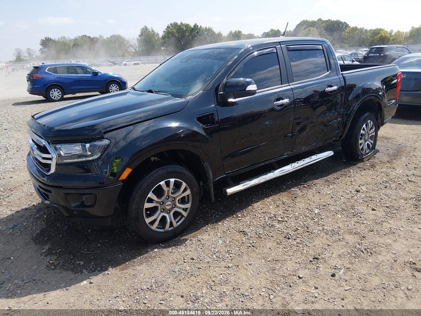 Vin: 1fter4eh5kla36771, lot: 46684676, ford ranger lariat 20192