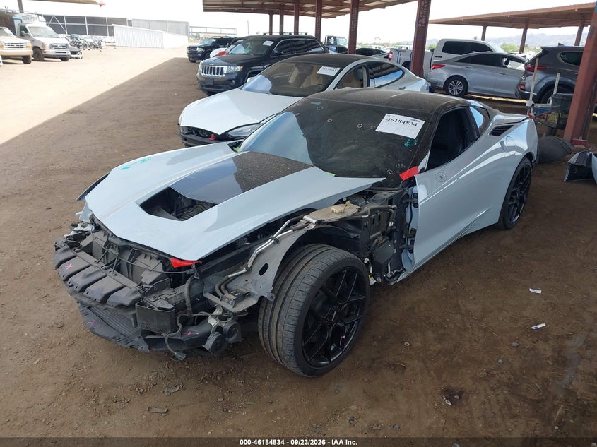 Vin: 1g1yh2d76k5118700, lot: 46684694, chevrolet corvette stingray z51 20192