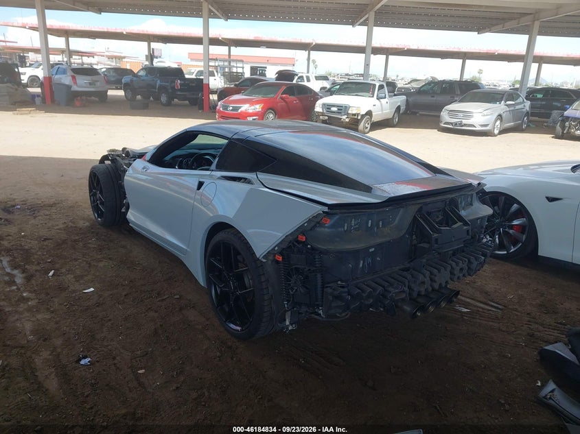 Vin: 1g1yh2d76k5118700, lot: 46684694, chevrolet corvette stingray z51 20193