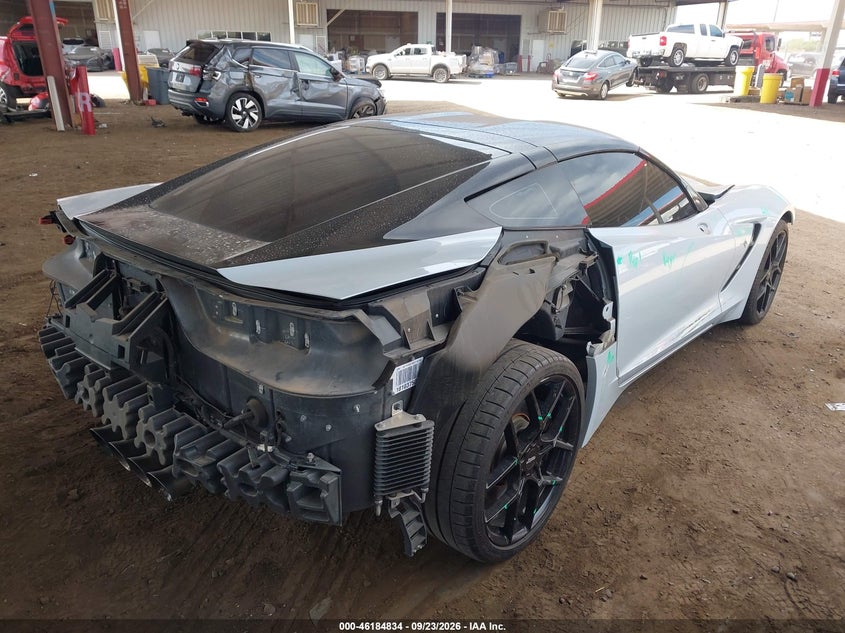 Vin: 1g1yh2d76k5118700, lot: 46684694, chevrolet corvette stingray z51 20194