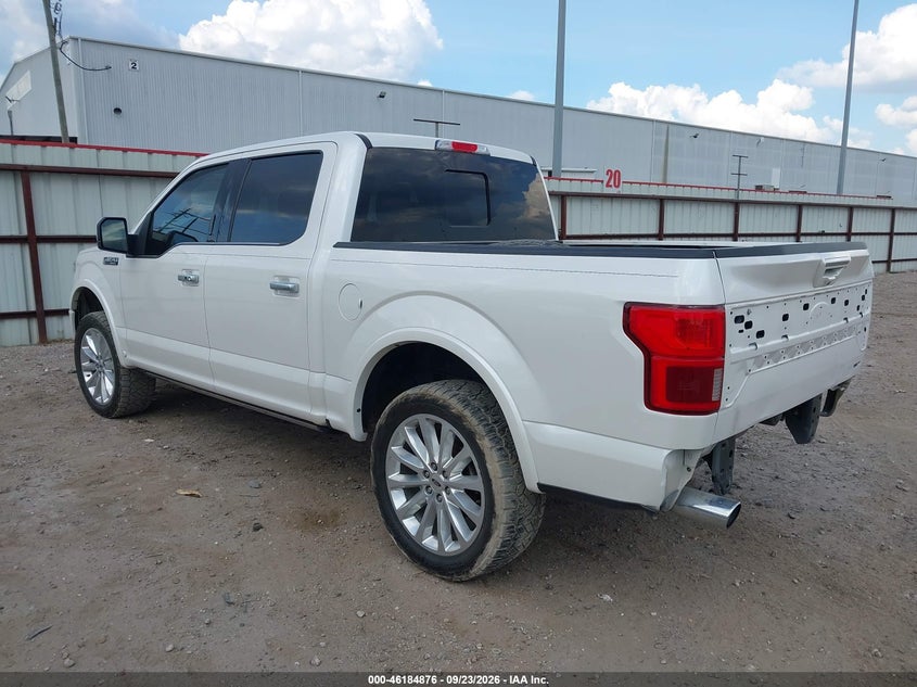 Vin: 1ftew1egxkfc33268, lot: 46684736, ford f-150 limited 20193
