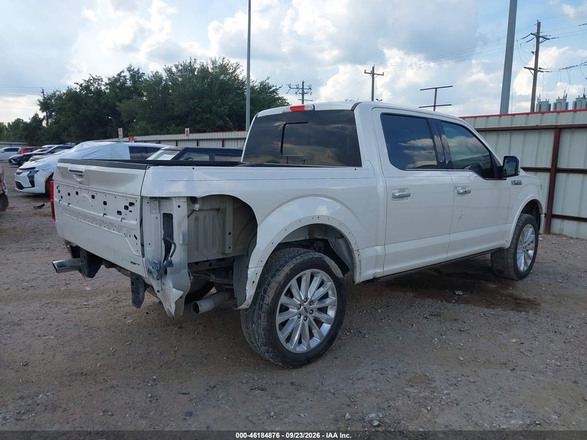 Vin: 1ftew1egxkfc33268, lot: 46684736, ford f-150 limited 20194