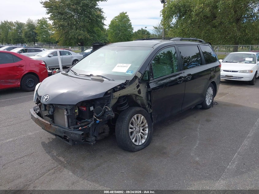 Vin: 5tdyk3dc9bs052259, lot: 46684752, toyota sienna xle v6 20112