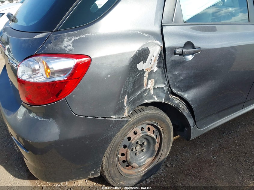 TOYOTA MATRIX 2009 VIN 2T1KU40E79C156457